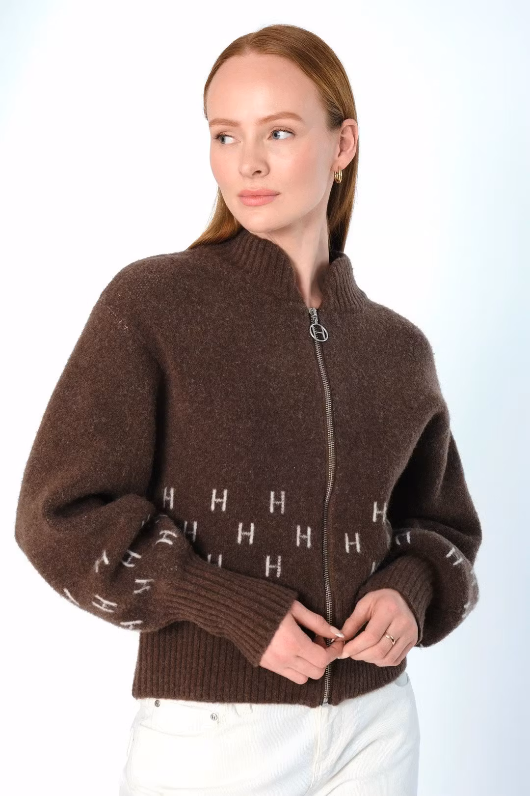 HÉST " Märtha Short Jacket", Dark Earth