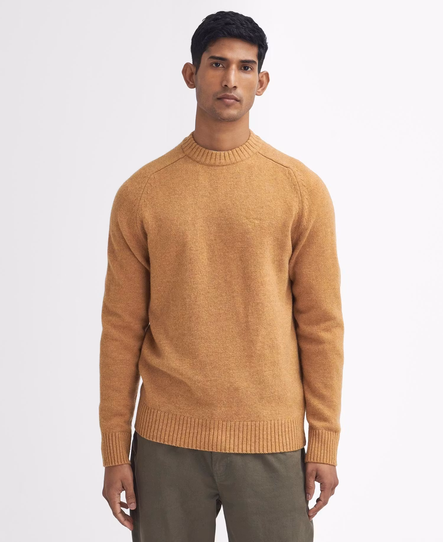 Barbour Grangetown Crew Neck Sweather , Harvest gold