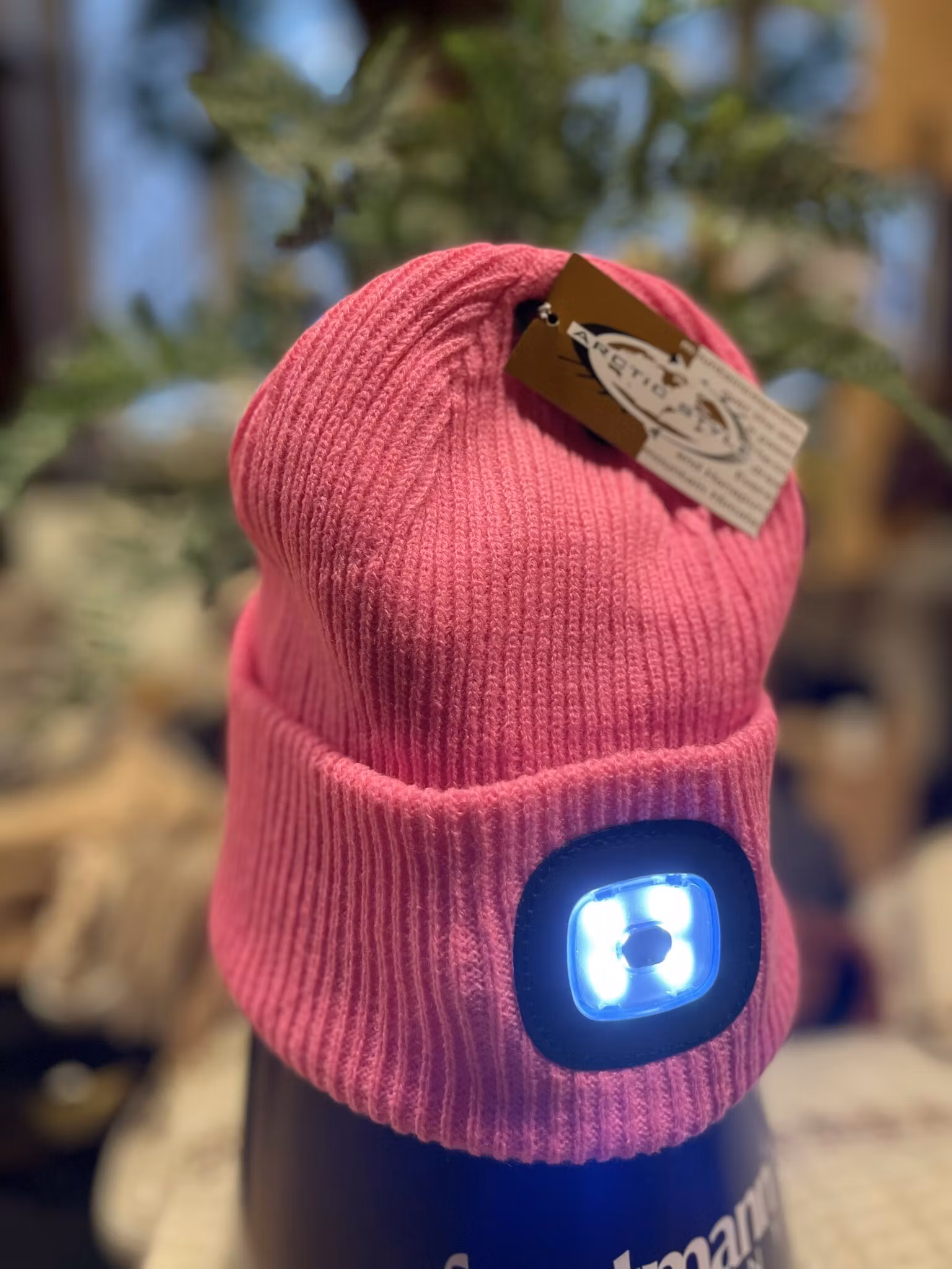 Faustmann Mössa med lampa , Rosa