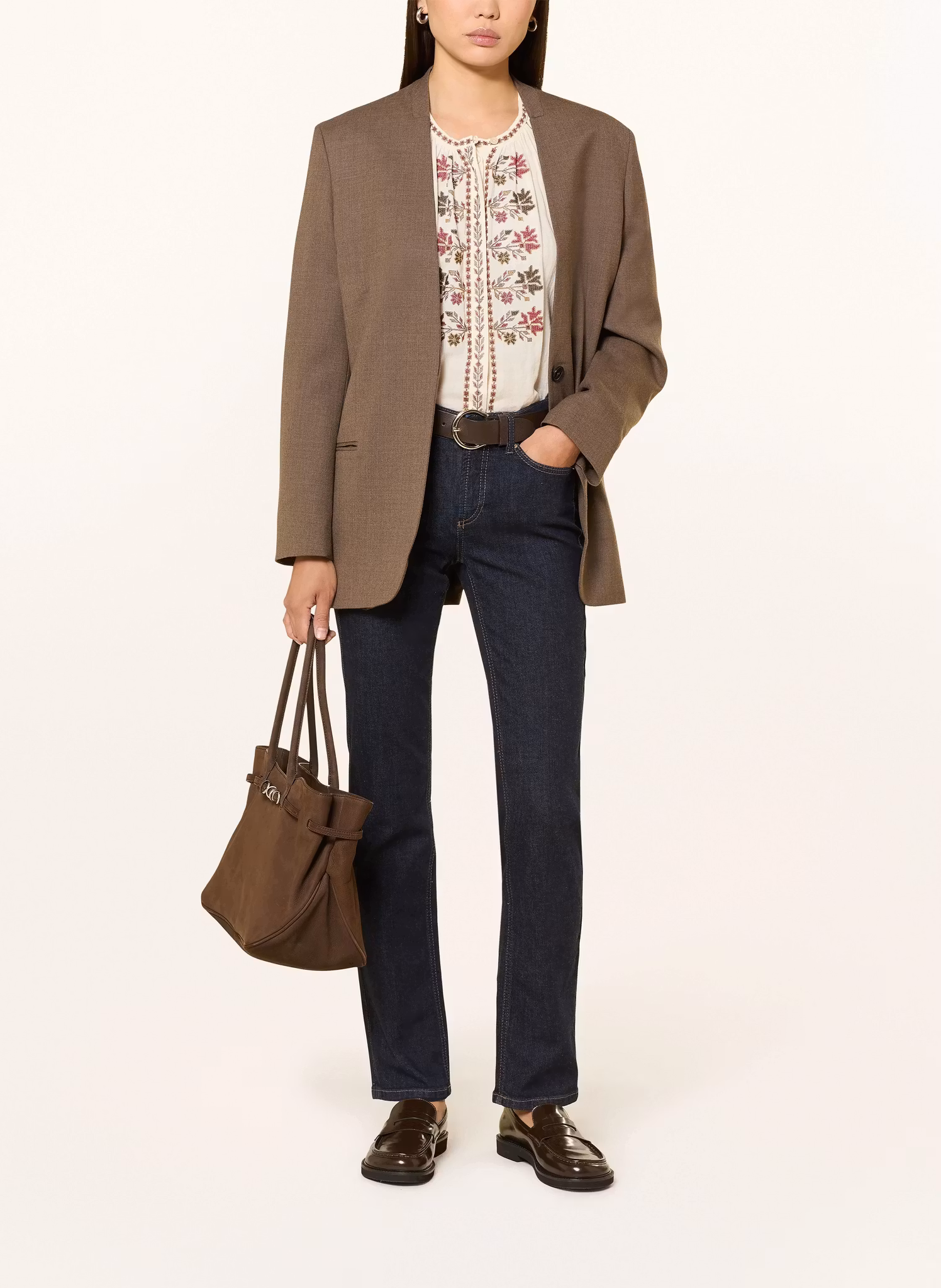 Cambio " Piper Long " , otvättad jeans 5006