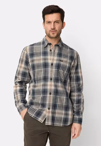 Camel Active "overshirt " , rutig blå/grå