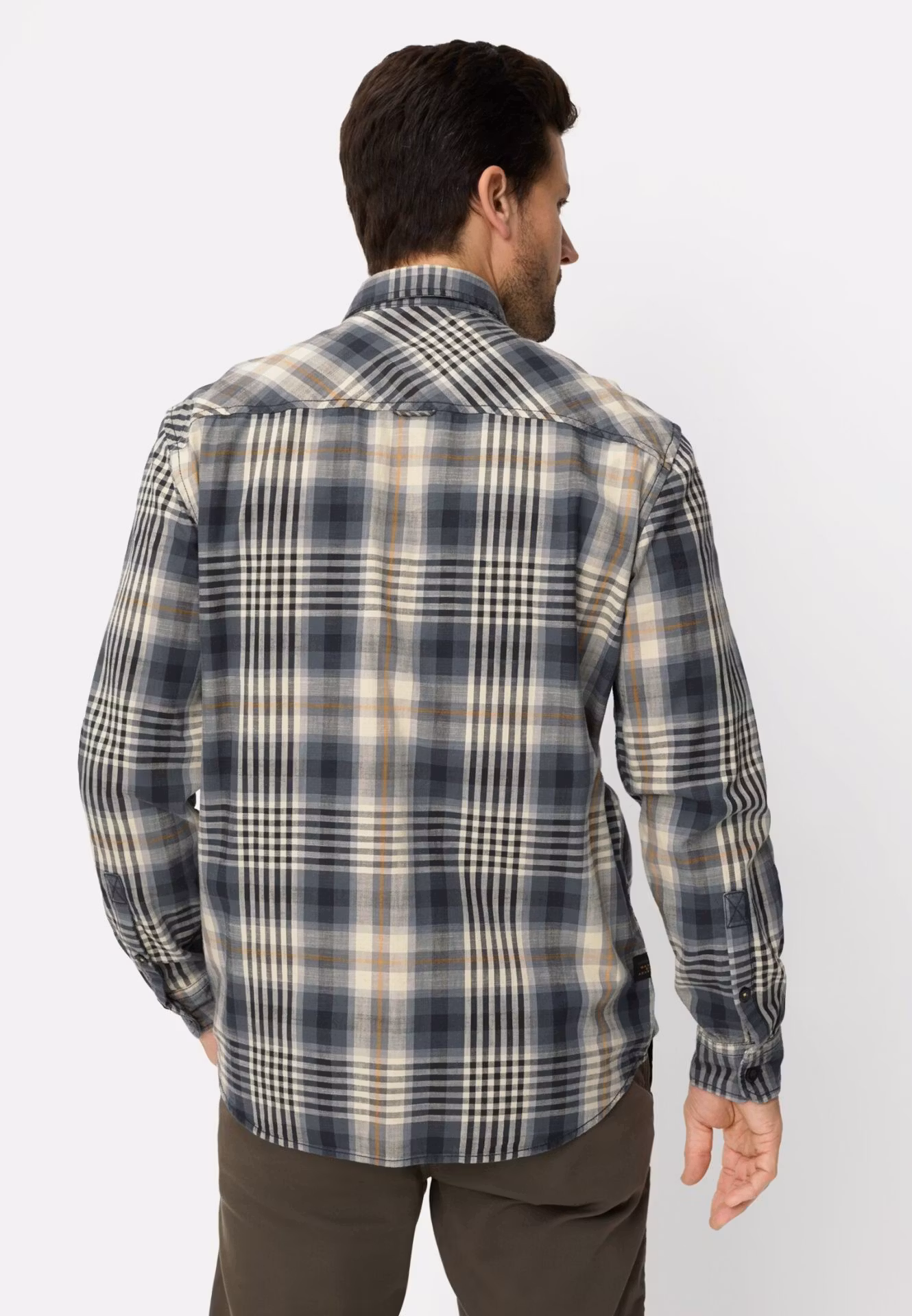 Camel Active "overshirt " , rutig blå/grå