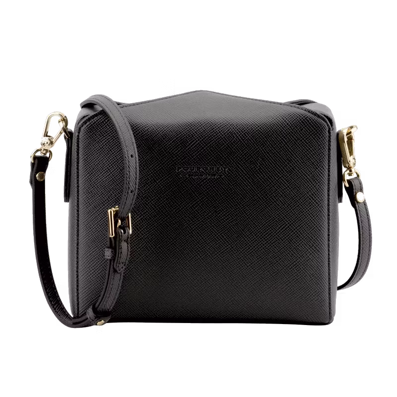 POURCHET Canvas Shoulder bag , svart