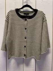 OUI jacka / kofta " rand " , oliv