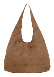 BTF "Suede Shopper" väska , nude brown