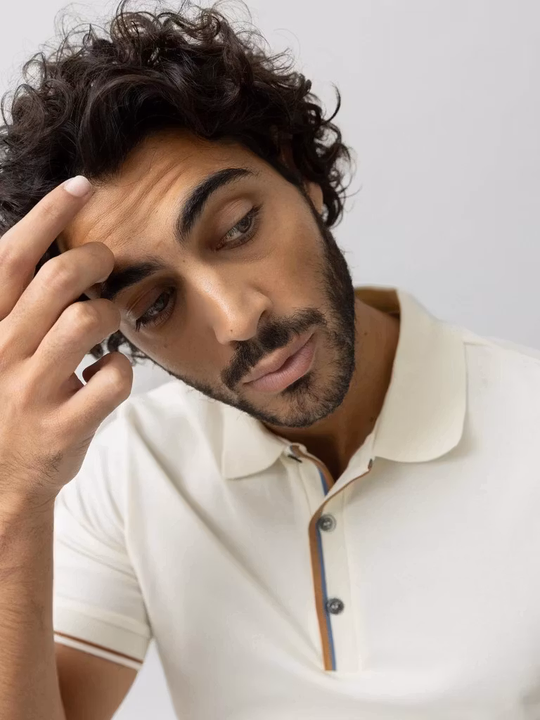 MMG " HarveyPolo SS Tee " , off white