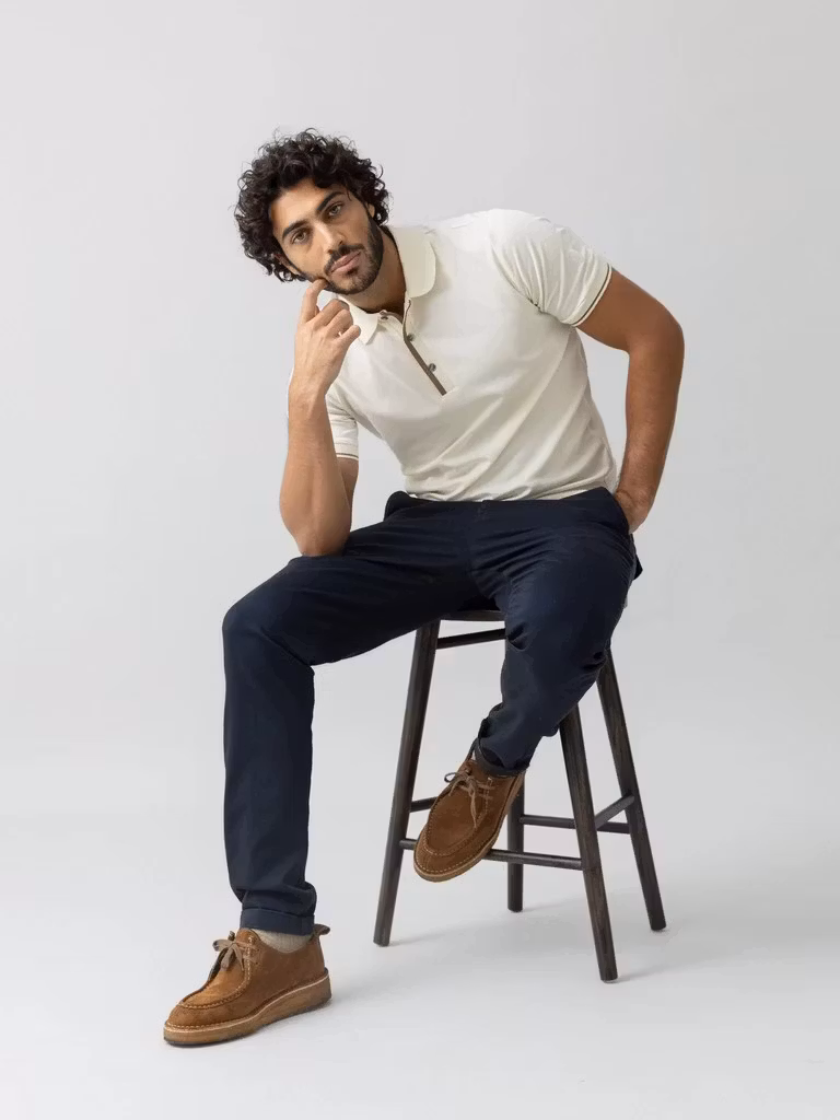 MMG " HarveyPolo SS Tee " , off white