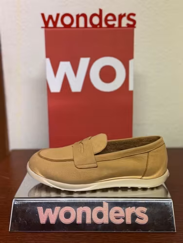 Wonders "  Nubuk " Loafers , Sand
