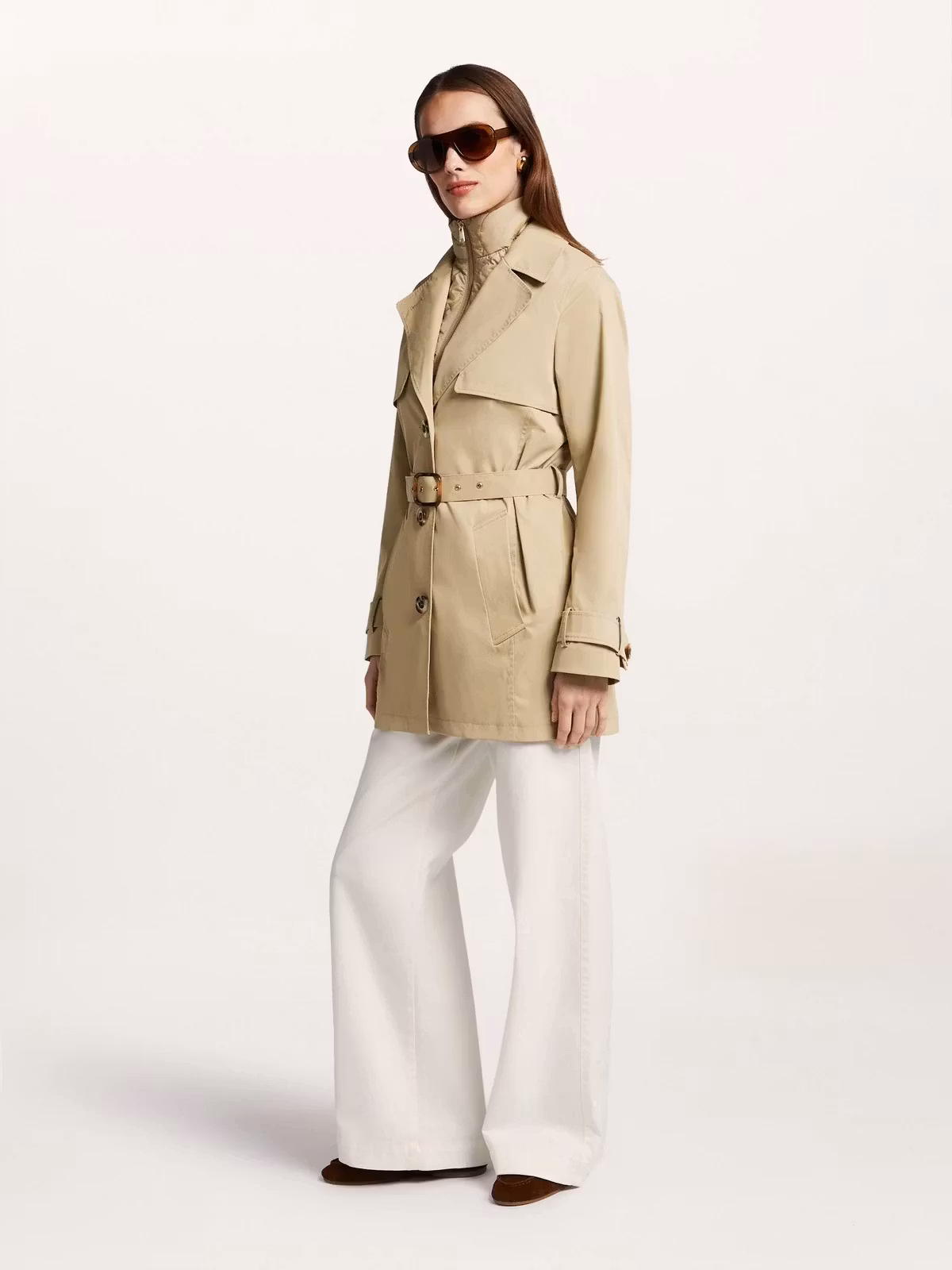 Beaumont " Chelsea Trenchcoat ", soft camel