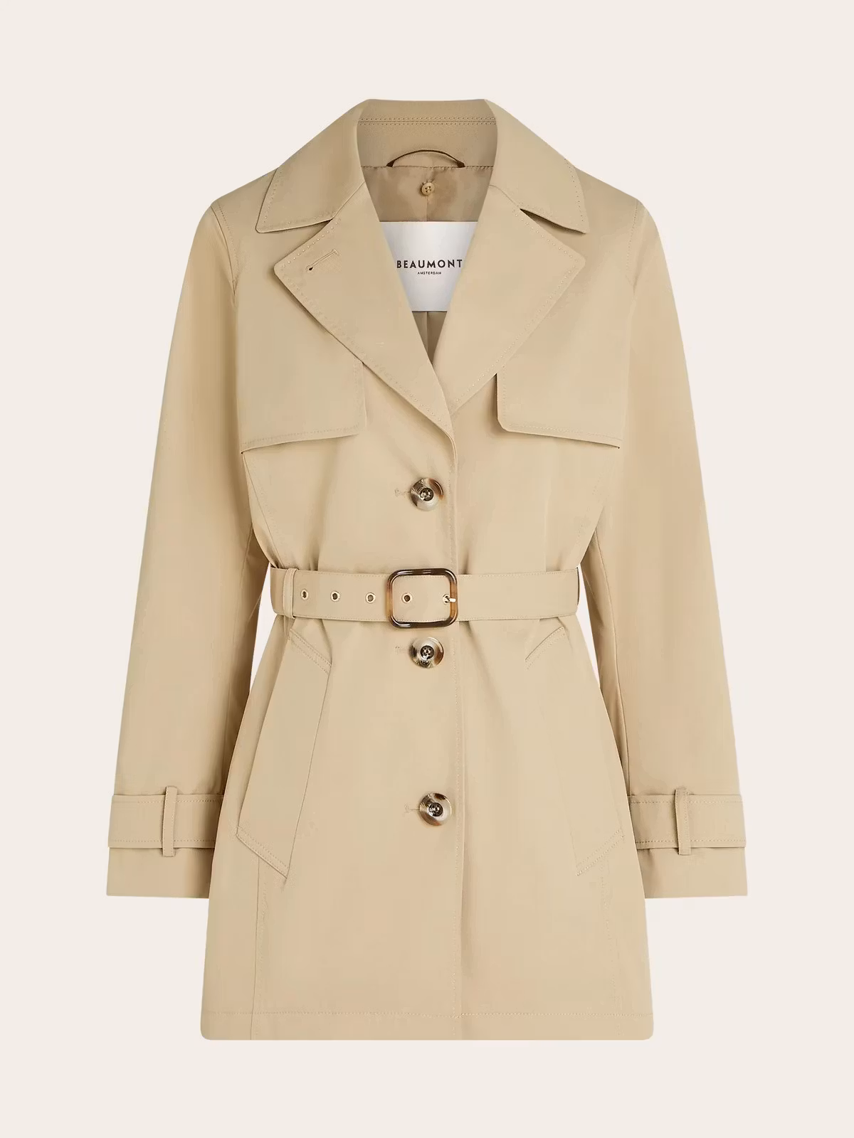 Beaumont " Chelsea Trenchcoat ", soft camel