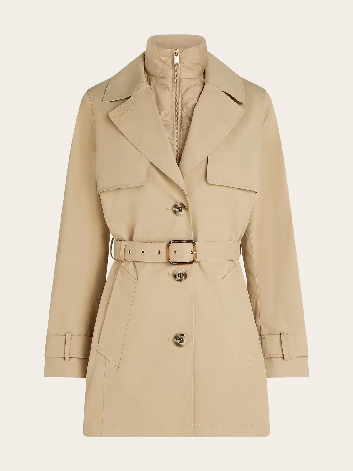 Beaumont " Chelsea Trenchcoat ", soft camel