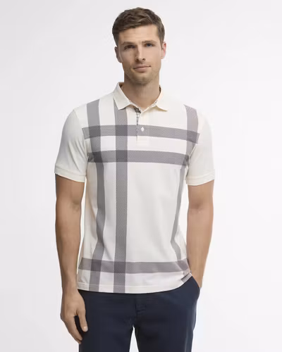 Barbour " Blane Tailored Polo Shirt" , whisper white