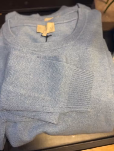 Rosas Cashmeretröja rundhalsad , Sky Blue