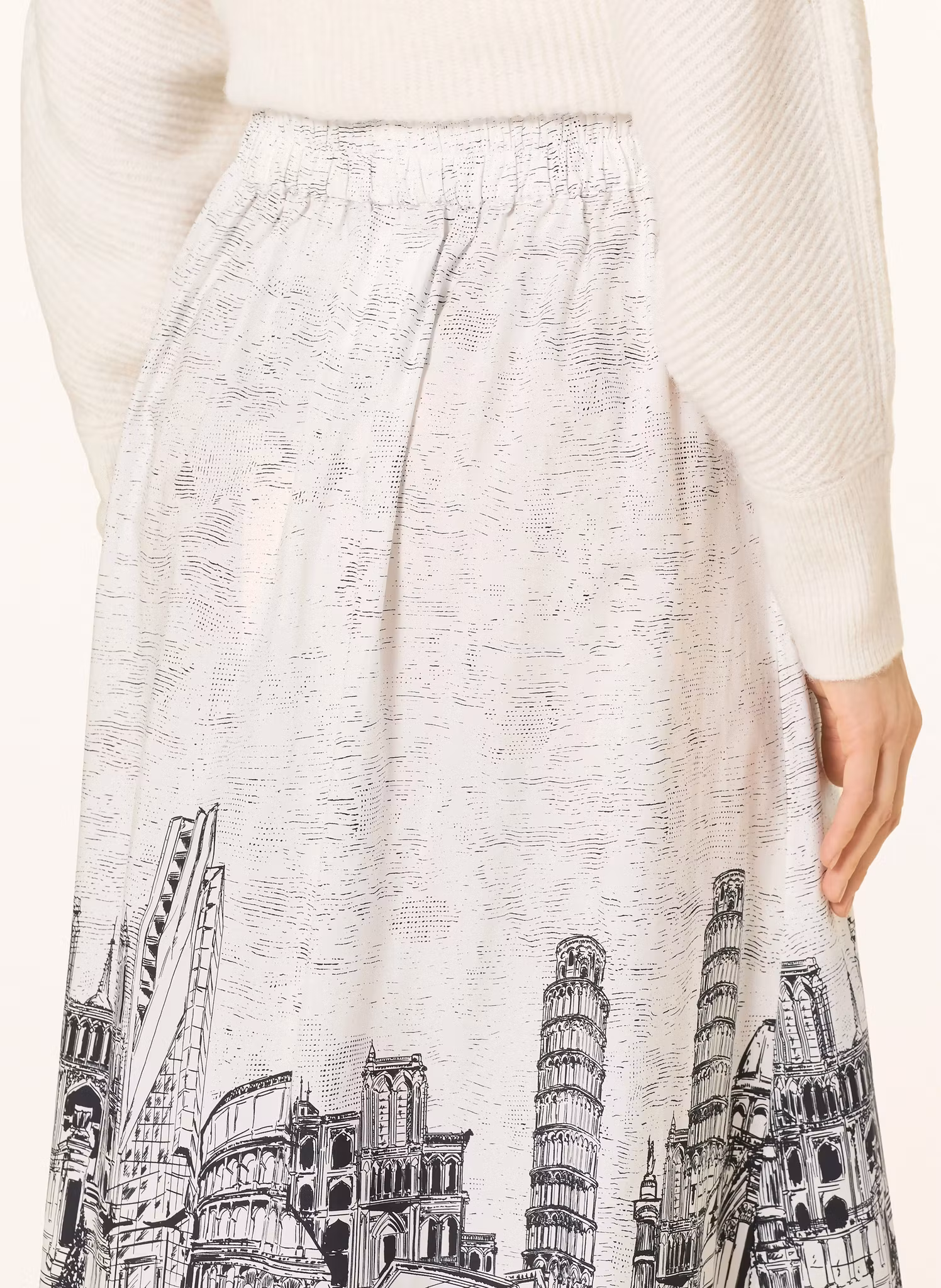 Angoor Kjol " Bianca " , svart/vit