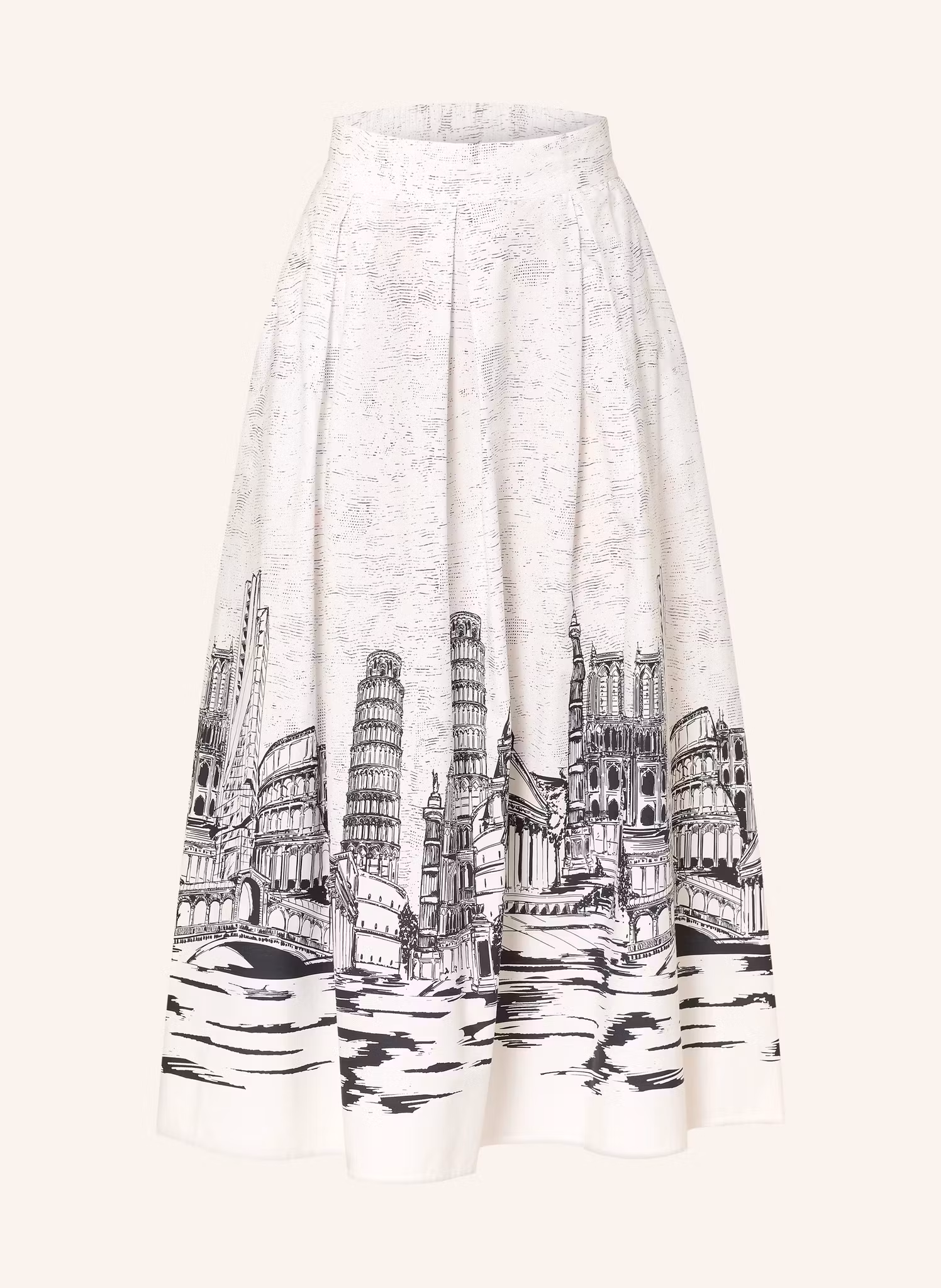 Angoor Kjol " Bianca " , svart/vit