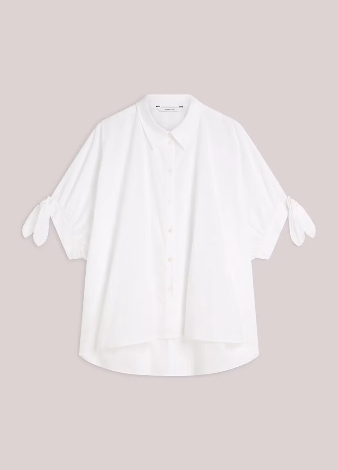 Summum " Blouse Crispy Poplin " , off white