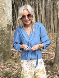 Blueberry " blusjacka" , jeansblå