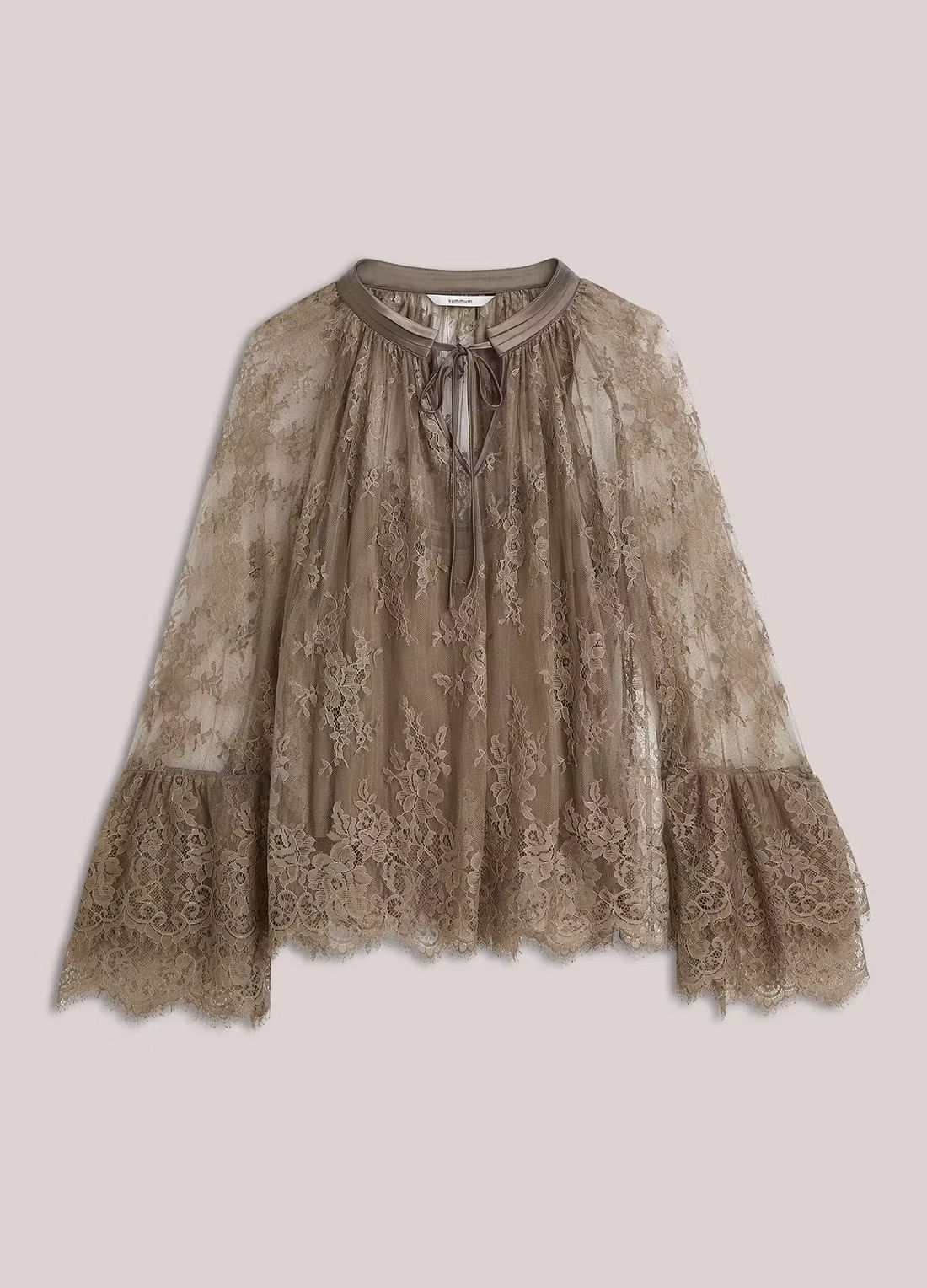 Summum " Top soft Lace" , Taupe