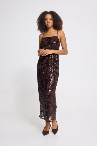 ICHI "Jella Dress" , Coffee