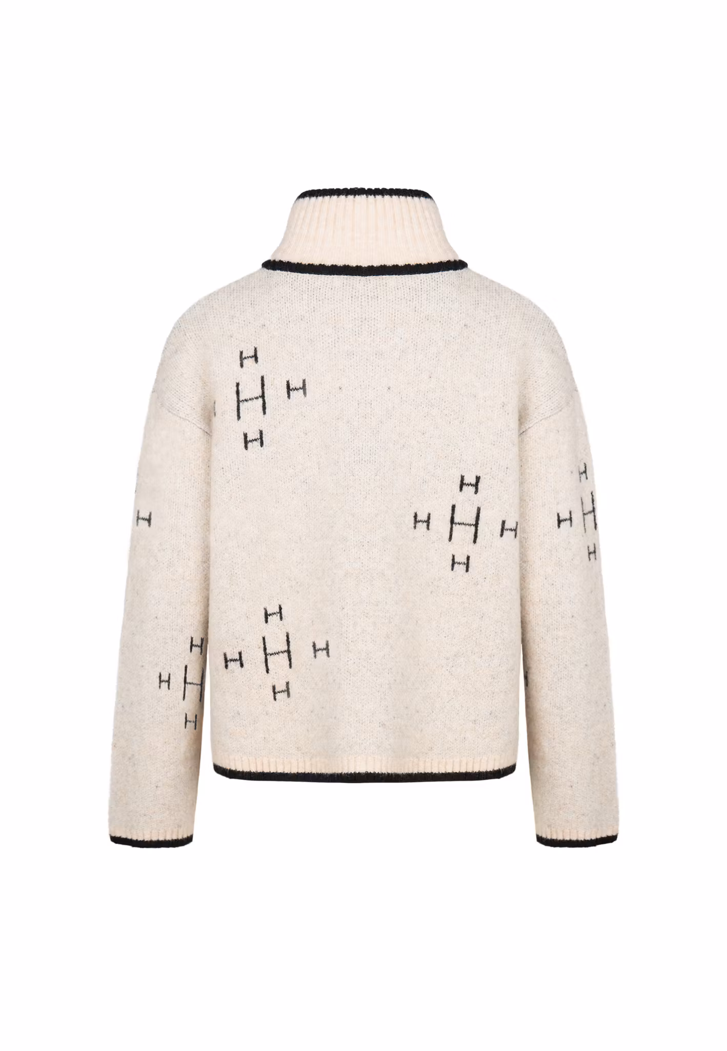 HÉST " IBEN Zip Jacket" , Light Beige Melange