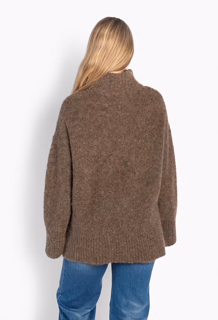 HÉST " Noelle Sweater " , Brown