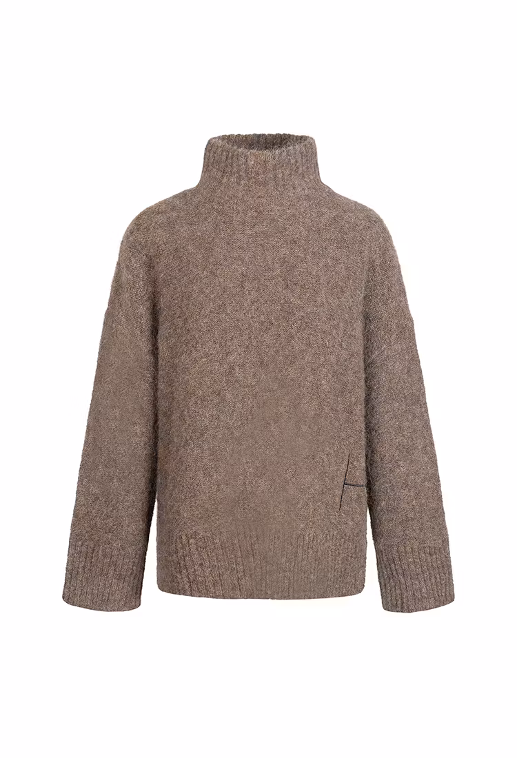 HÉST " Noelle Sweater " , Brown