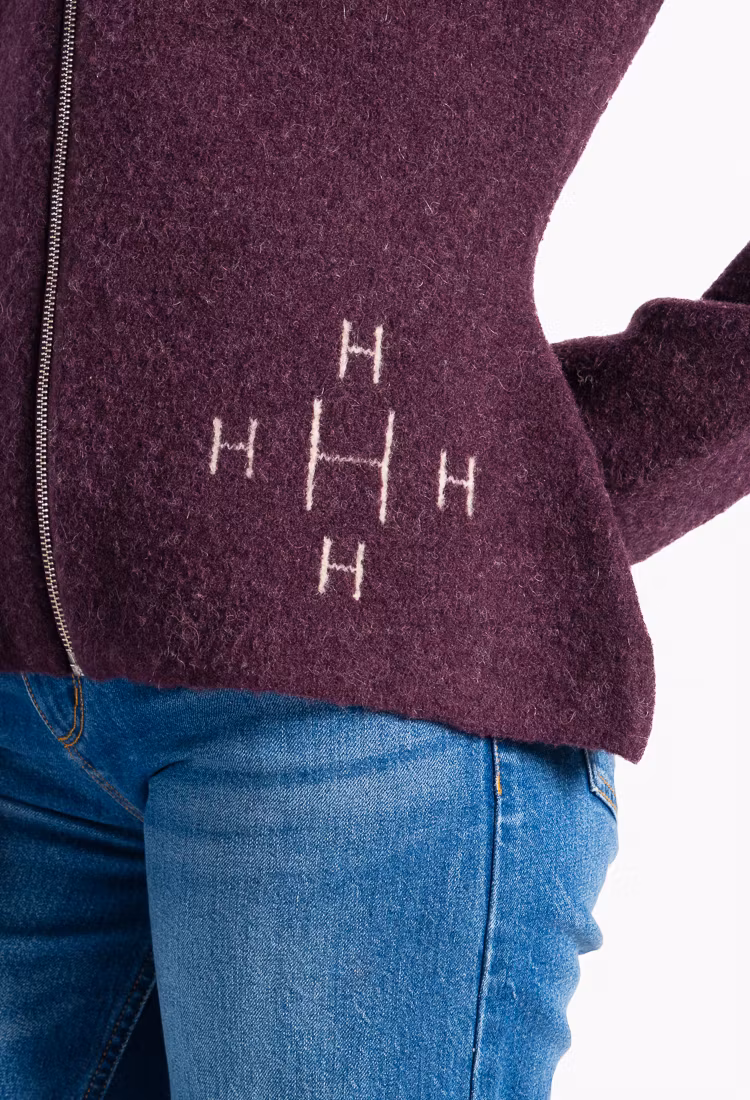 HÉST " Filippa Zip Jacket " , Potent Purple