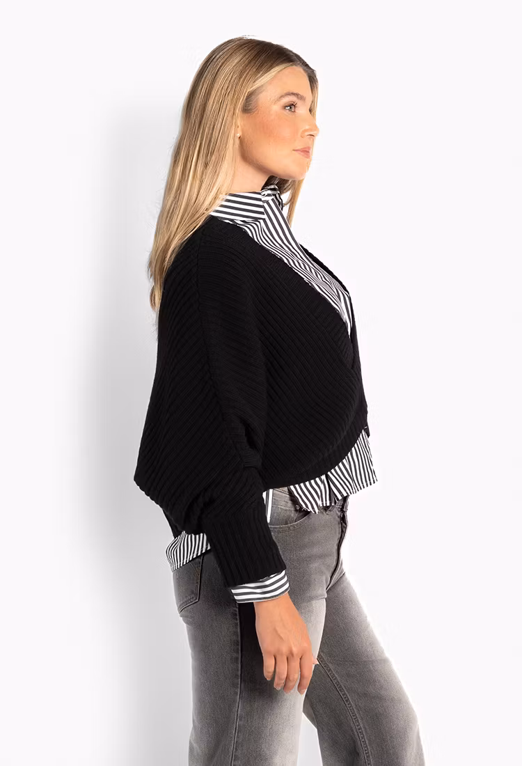 HÉST " Angelina Sweater " , Jet Black