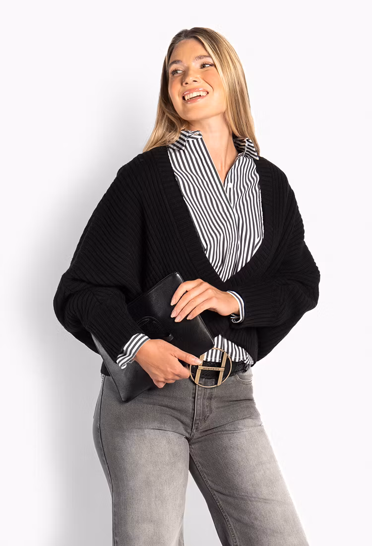 HÉST " Angelina Sweater " , Jet Black