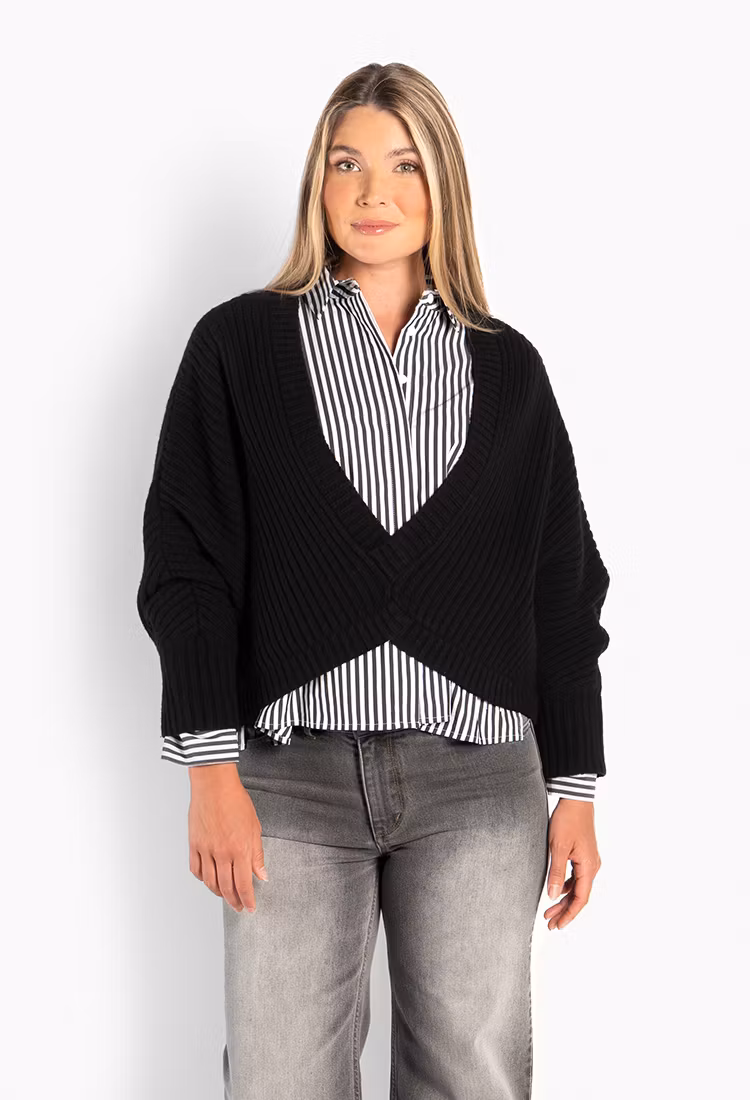HÉST " Angelina Sweater " , Jet Black