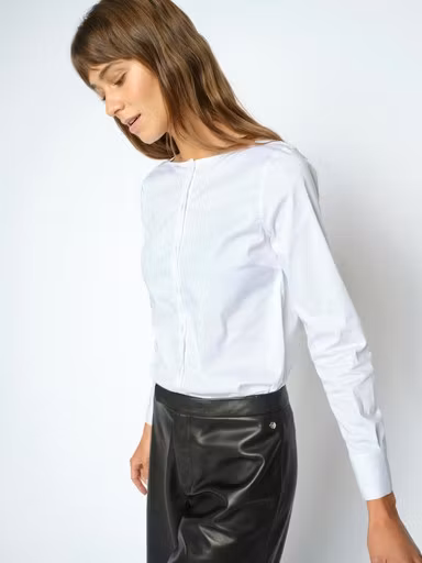 Mos Mosh " Manda Boatneck Shirt " , White