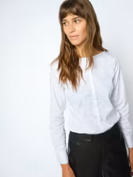 Mos Mosh " Manda Boatneck Shirt " , White