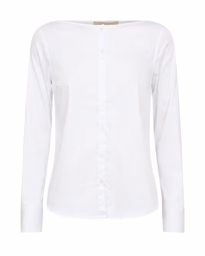 Mos Mosh " Manda Boatneck Shirt " , White