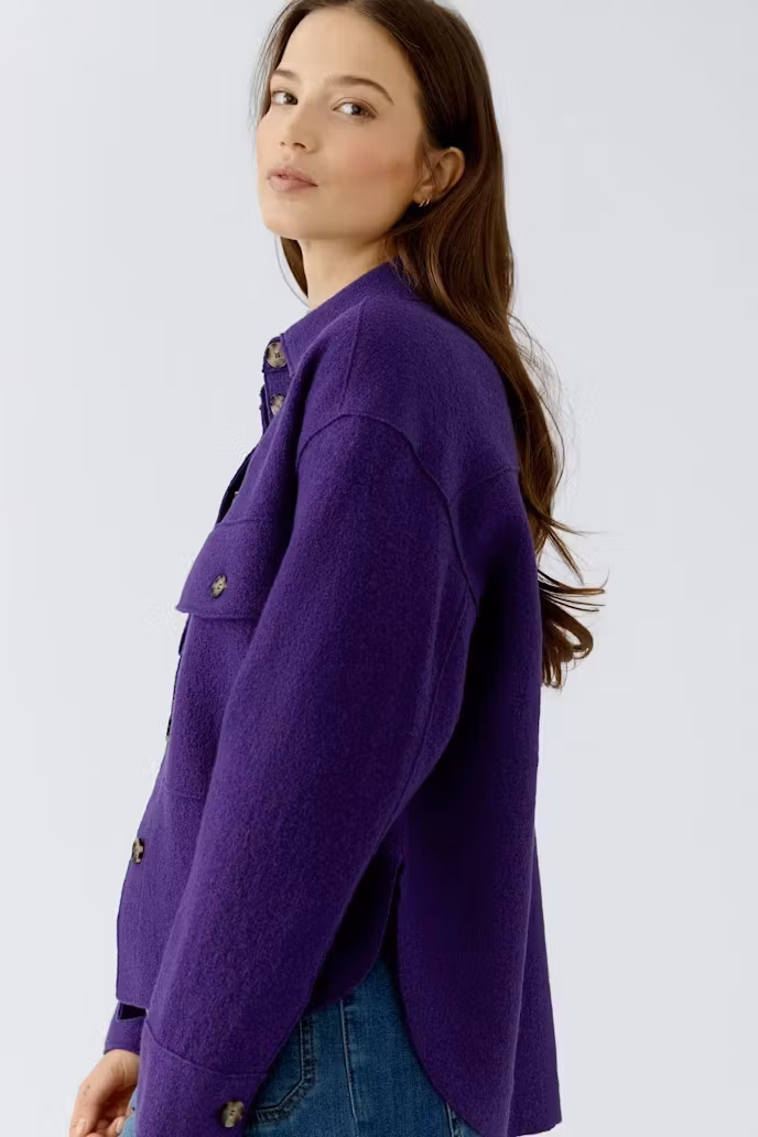 Oui " Overshirt " , ultra violett