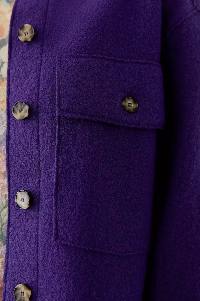 Oui " Overshirt " , ultra violett
