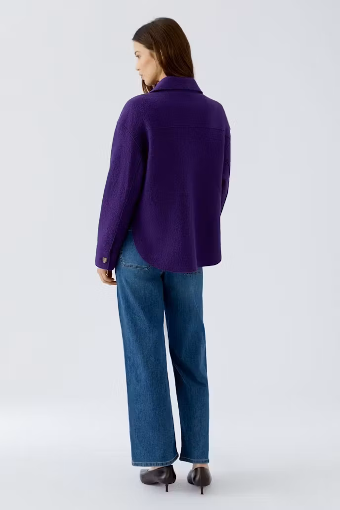 Oui " Overshirt " , ultra violett