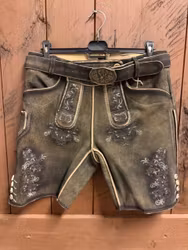 Lederhosen m bälte " Paketpris"