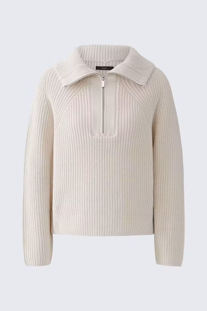 OUI " pullover " , Off white