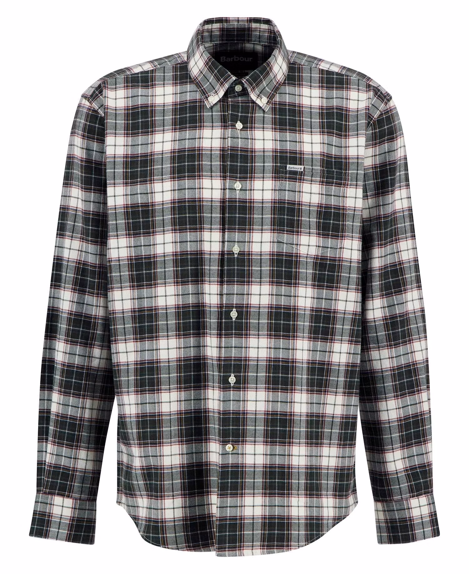 Barbour Telfield Reg Long sleeved shirt " , Olive
