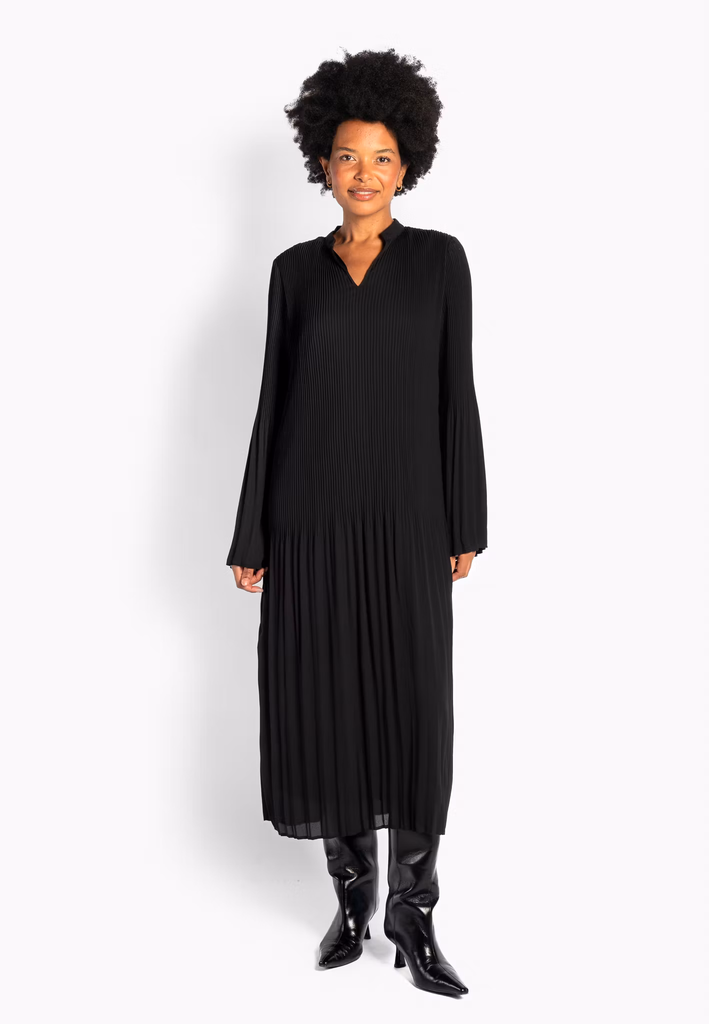 HÉST " Mila Dress" , Jet Black