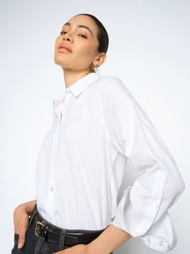 Mos Mosh " Winola Cotton Twil Shirt " , White