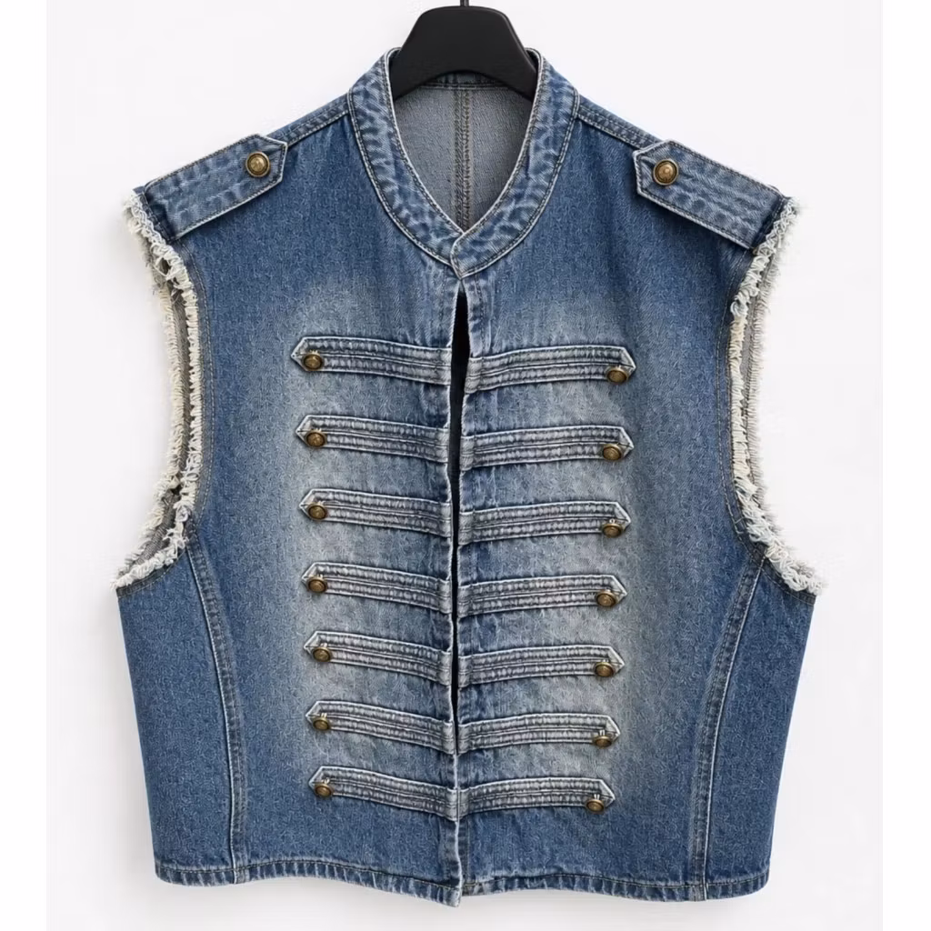 Mdc " Holiday Vest" , Denim