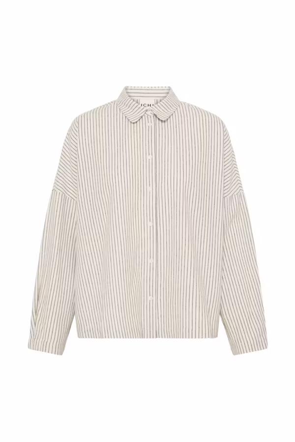 ICHI " Tamanna SH3 " , Birch / Coffee bean stripe