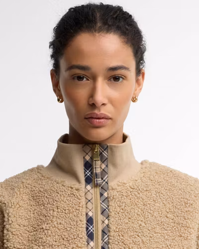 Barbour " Fawne Fleece " , Warm trench