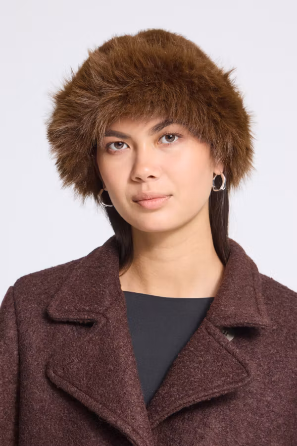 ICHI " Ebna hood " mössa , coffee bean