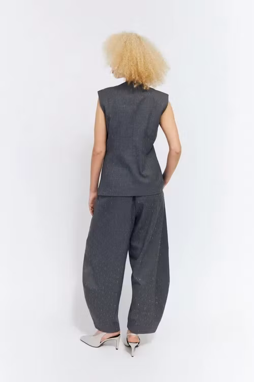 cras " Richaras waistcoat " , Grey melange