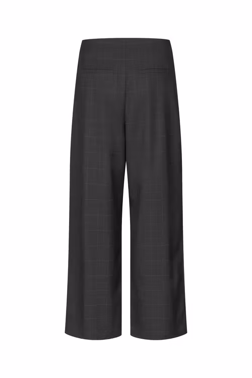 cras " Aishacras Pants " , Dark grey check