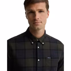 Barbour " Fortrose Tailored Tartan Shirt " , shadow classic tartan
