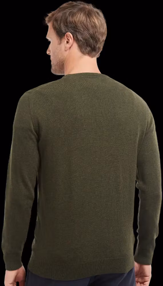 Barbour " Essential Lambs Wool " , Seaweed