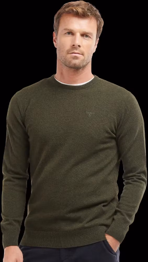 Barbour " Essential Lambs Wool " , Seaweed
